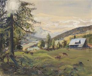 'ausseerland"""" by Oskar Laske
