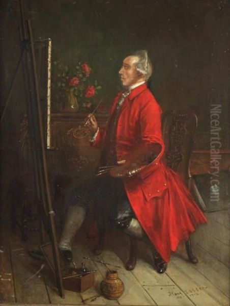 Portrait Of A Gentleman Artist - view 1