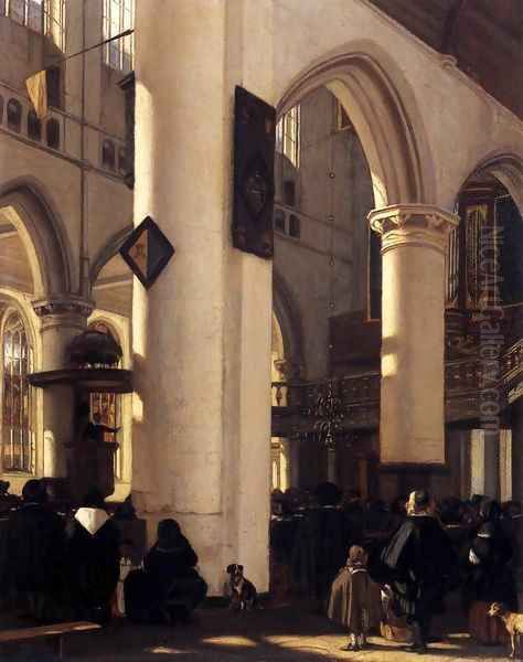 Interior of a Protestant Gothic Church 2 - view 1