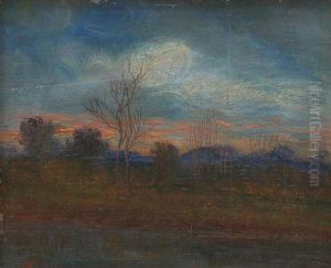 Paesaggio Al Tramonto by Nicola Laurenti