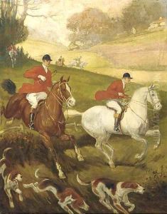 In full gallop by George William Whitaker
