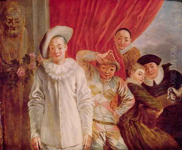 Actors of the Comedie Italienne - view 1
