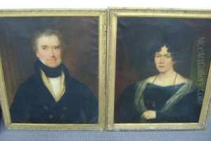 Pair Portraits, Joseph Hampton &amp; Rynes Hampton by Sir Thomas Lawrence