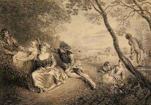 Amusements Champetres by Jean-Antoine Watteau
