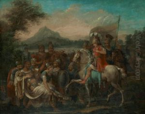 Alexander Den Store Och Kung Porus by Charles Lebrun