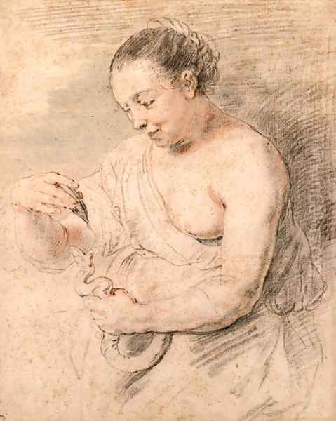 Hygieia with a serpent, after Rubens - view 1