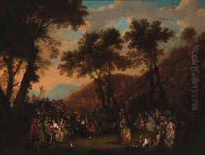 La danse champetre by Jean-Antoine Watteau