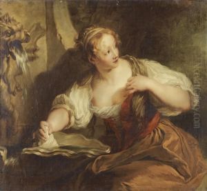 Jeune Femme A La Fontaine