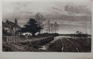 At Evening Time It Shall Be Light by Benjamin Williams Leader