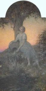 La Source by Charles Leandre