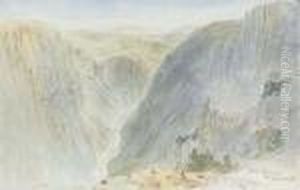 Agia Paraskevi, Epirus, Greece by Edward Lear
