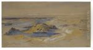 The River Nile At Abou Seir, The Second Cataract, Egypt by Edward Lear