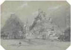 Sion, Switzerland by Edward Lear