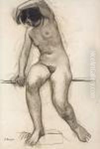 < Femme Nue Assise >. < Femme Nue Assise >.