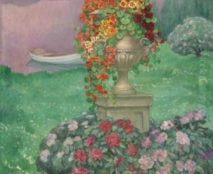 Aix-les-bains, Jardin Au Bord Du Lac by Henri Lebasque