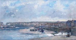 Le Port De Dieppe by Albert Lebourg