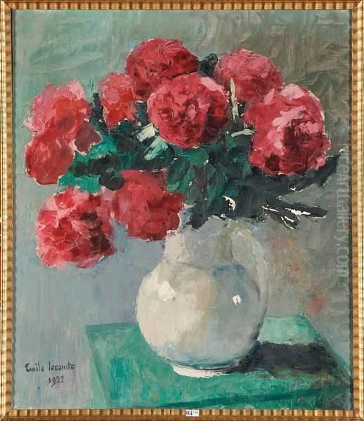 Vase De Pivoines Rouges - view 1