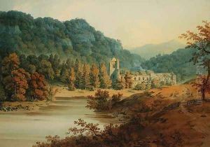 Dunkeld Cathedral by Hugh William Williams