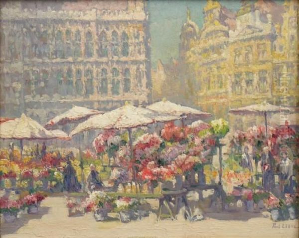 Marche Aux Fleurs Sur La Grande Place De Bruxelles - view 1