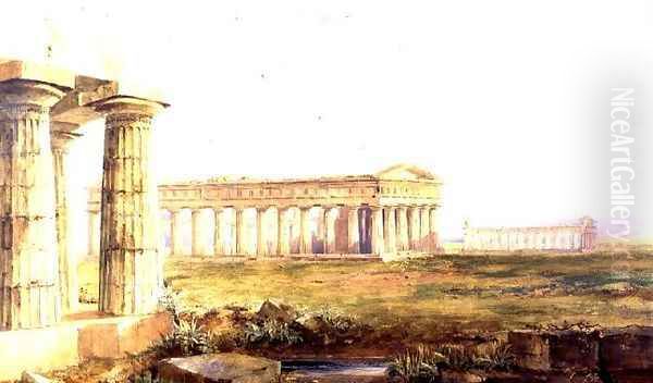 The Temples at Paestum, 1829 - view 1