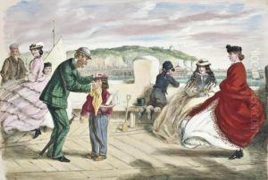 A Day At The Seaside by John Leech