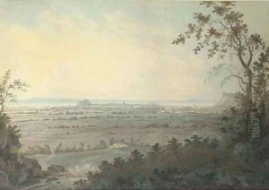 Edinburgh from the Pentland Hills by Hugh William Williams