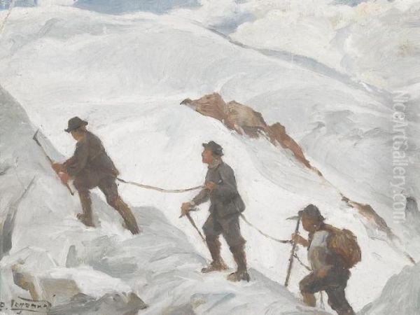 Alpinisten Beim Aufstieg - view 1