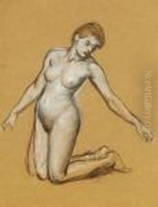 Kneeling Nude by Frederick Leighton