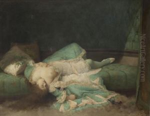 La Suicida by Adolphe Frederic Lejeune