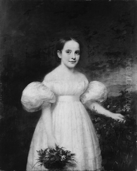 Portrait of a Girl with Flowers - view 1