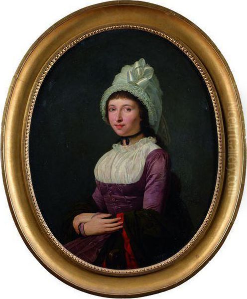 Portrait De Jeune Fille Au Bonnet De Dentelle - view 1