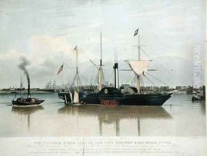 The Paddle-Steamer Victoria, engraved by R.G. Reeve by John Ward