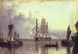 The William Lee entering the Humber Dock, Hull by John Ward