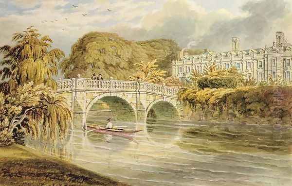Clare Bridge on the River Cam - view 1