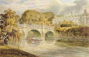 Clare Bridge on the River Cam by John Ward