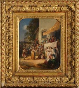 Scene D'une Fete Villageoise