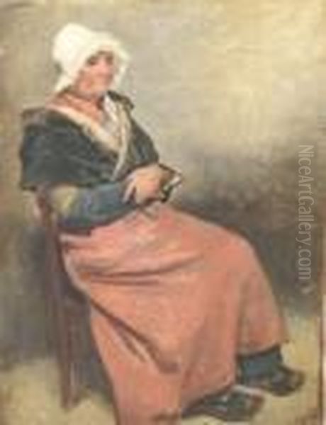 Portrait D'une Vieille Dame Assise - view 1