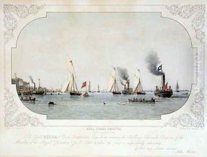 The Hull Grand Regatta, 1847 by John Ward