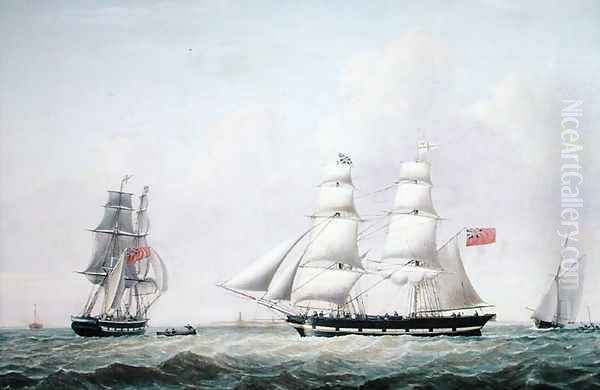 The Brig, Wupper, off Spurn Head, 1842 - view 1