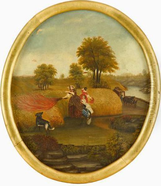 General Philip Schuyler's Wife Burning The Wheat Fields - view 1
