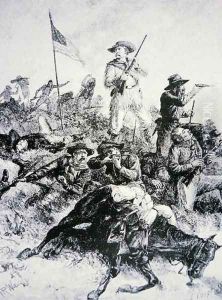 Illustration of the Battle of Little Bighorn, 25th June, 1876 Illustration of the Battle of Little Bighorn, 25th June, 1876