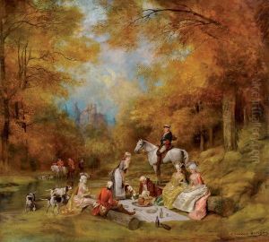 Le Depart - Le Repas by Theodore Levigne