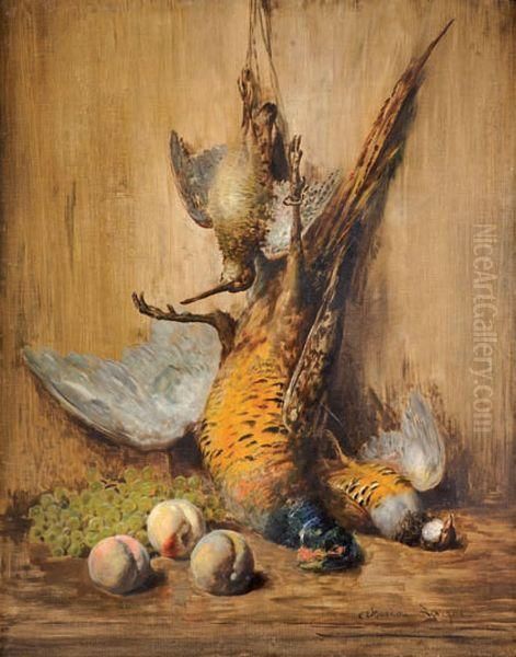 Nature Morte Aux Faisans, A La Perdrix, A La Becasse Et Aux Fruits - view 1