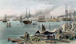 Port of New Orleans, engraved by D.G. Thompson by Alfred R. Waud