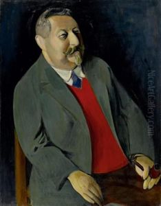 Portrait Of A Gentleman In A Red Waistcoat