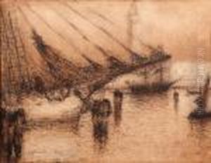 Vue De Venise by Lucien Levy-Dhurmer