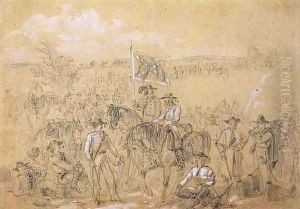 The First Virginia Cavalry at a Halt, from Harpers Weekly, 27th September 1862 The First Virginia Cavalry at a Halt, from Harpers Weekly, 27th September 1862