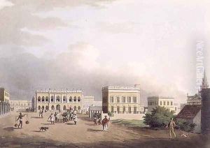 The Old Court House, Calcutta, plate 17 from Twenty Four Views in Hindostan, engraved by Harradon, pub. by Edward Orme (1774-c.1820) 1805 The Old Court House, Calcutta, plate 17 from Twenty Four Views in Hindostan, engraved by Harradon, pub. by Edward Orme (1774-c.1820) 1805