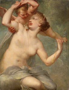 Venus Und Amor by Pietro Liberi