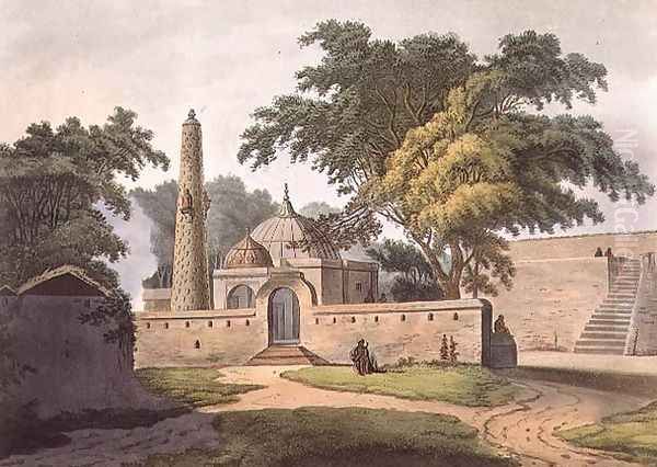 The Burial Place of a Peer Zada, Anopther, plate 6 from Twenty Four Views in Hindostan, pub. by Edward Orme (1774-c.1820) 1803 - view 1